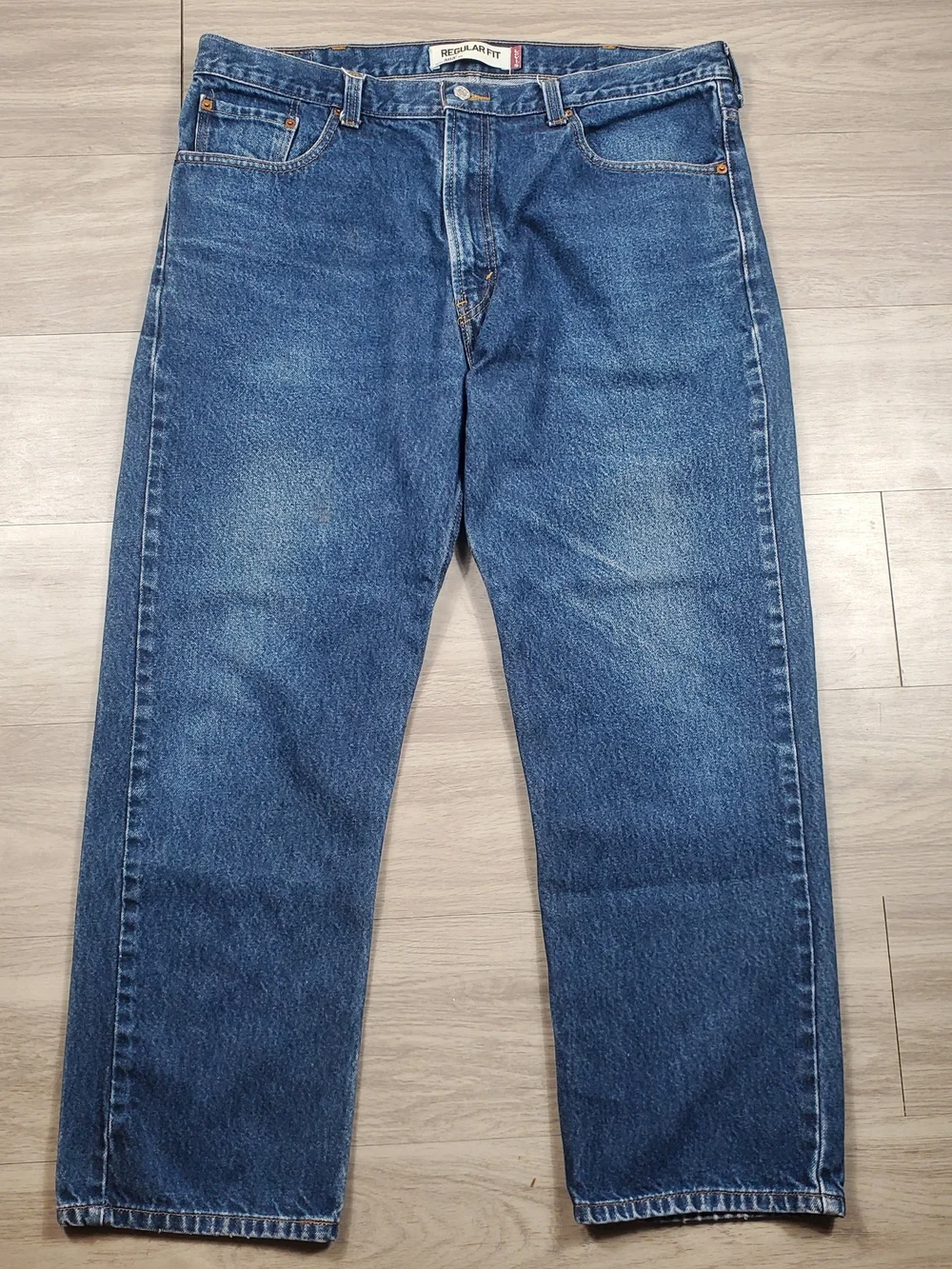 Vintage Levi's 505 Jeans W40 L30 Blue Denim Straight Leg 2000